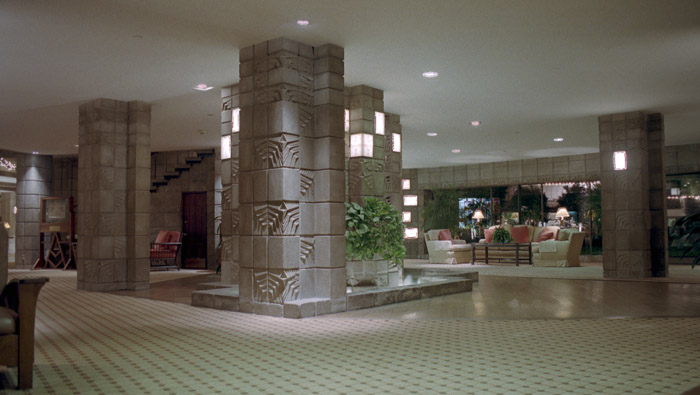 Nighttime photographs of Arizona Biltmore Hotel in Phoenix.