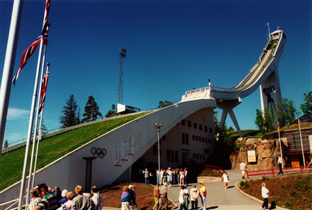 The Holmenkollen ski jump and museum