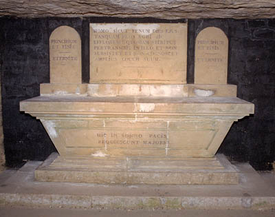 Photographs of the Catacombs, Paris.