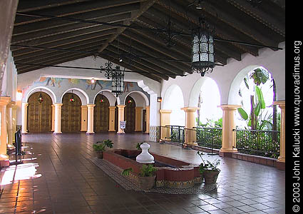 Exterior photographs of the Arlington Theater, Santa Barbara, California