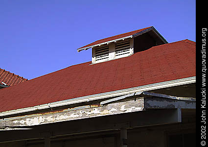 Photographs of some of the historic architecture at the Presidio, San Francisco, California.