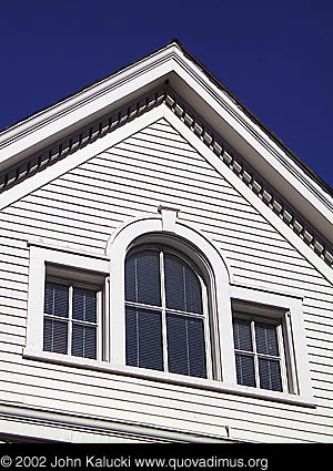 Photographs of some of the historic architecture at the Presidio, San Francisco, California.