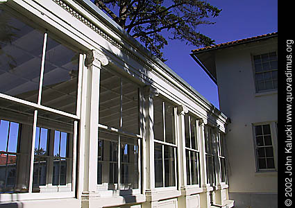 Photographs of some of the historic architecture at the Presidio, San Francisco, California.