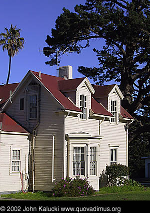 Photographs of some of the historic architecture at the Presidio, San Francisco, California.