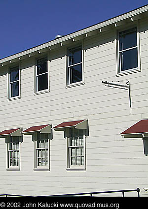 Photographs of some of the historic architecture at the Presidio, San Francisco, California.