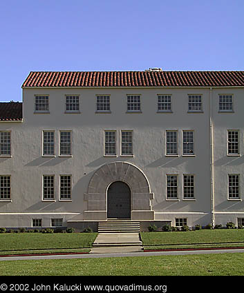 Photographs of some of the historic architecture at the Presidio, San Francisco, California.