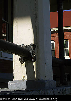 Photographs of some of the historic architecture at the Presidio, San Francisco, California.