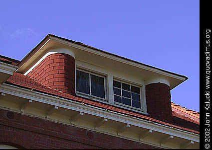 Photographs of some of the historic architecture at the Presidio, San Francisco, California.