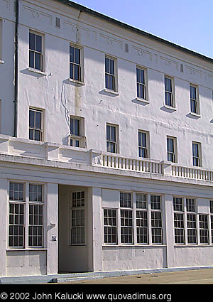 Photographs of some of the historic architecture at the Presidio, San Francisco, California.