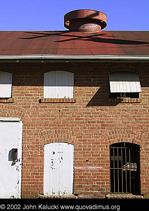 Photographs of some of the historic architecture at the Presidio, San Francisco, California.