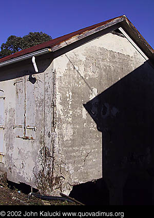 Photographs of some of the historic architecture at the Presidio, San Francisco, California.