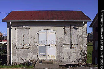 Photographs of some of the historic architecture at the Presidio, San Francisco, California.