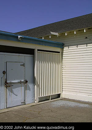 Photographs of some of the military architecture at the Treasure Island Naval Base, San Francisco, California.