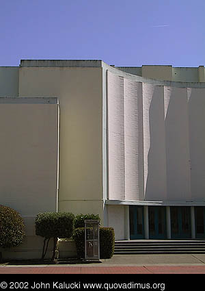 Photographs of some of the military architecture at the Treasure Island Naval Base, San Francisco, California.