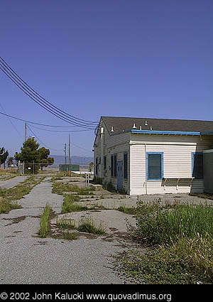 Photographs of some of the military architecture at the Treasure Island Naval Base, San Francisco, California.