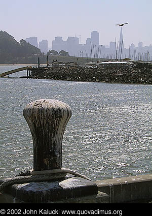 Photographs of some of the military architecture at the Treasure Island Naval Base, San Francisco, California.