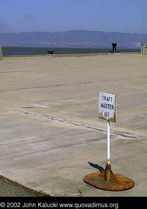 Photographs of some of the military architecture at the Treasure Island Naval Base, San Francisco, California.