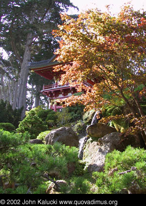 Photographs of the Japanese Tea Garden in Golden Gate Park, San Francisco, California.