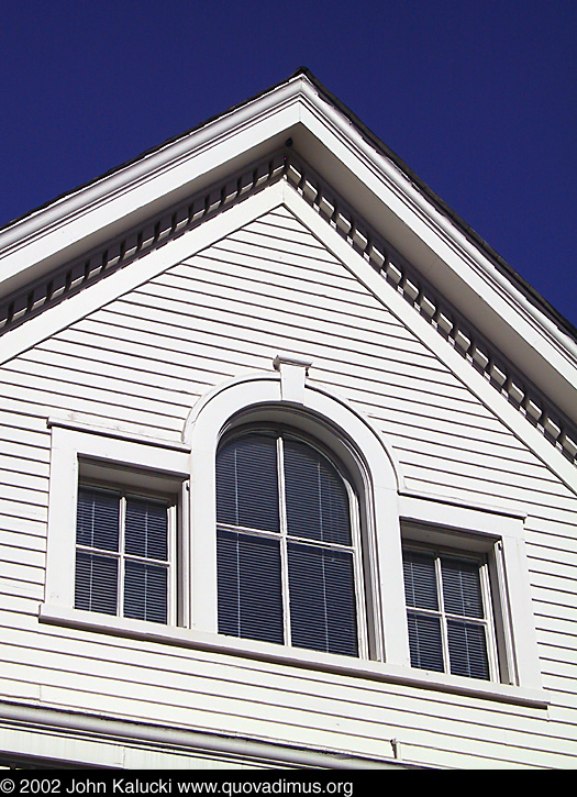 Photographs of some of the historic architecture at the Presidio, San Francisco, California.