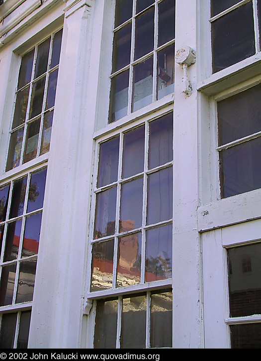 Photographs of some of the historic architecture at the Presidio, San Francisco, California.