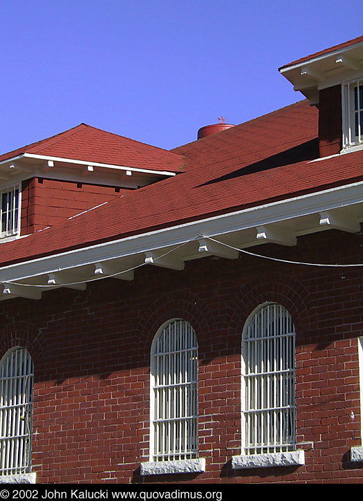 Photographs of some of the historic architecture at the Presidio, San Francisco, California.