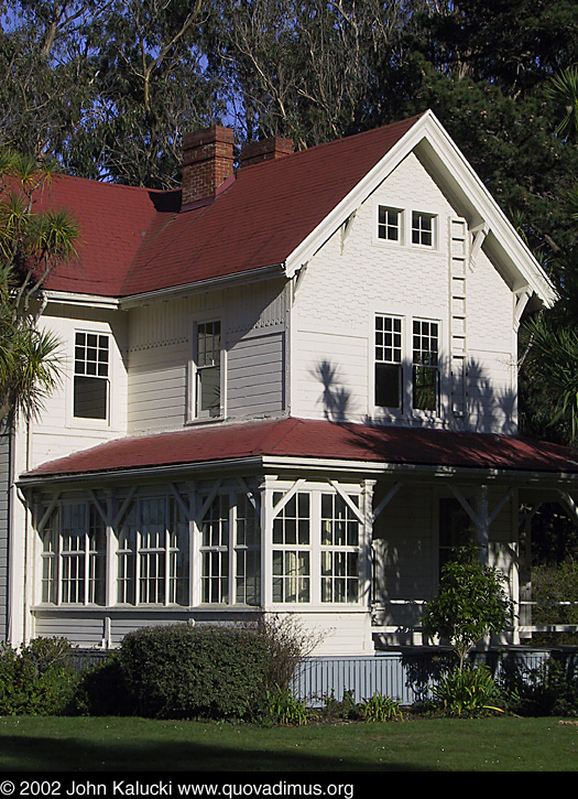 Photographs of some of the historic architecture at the Presidio, San Francisco, California.