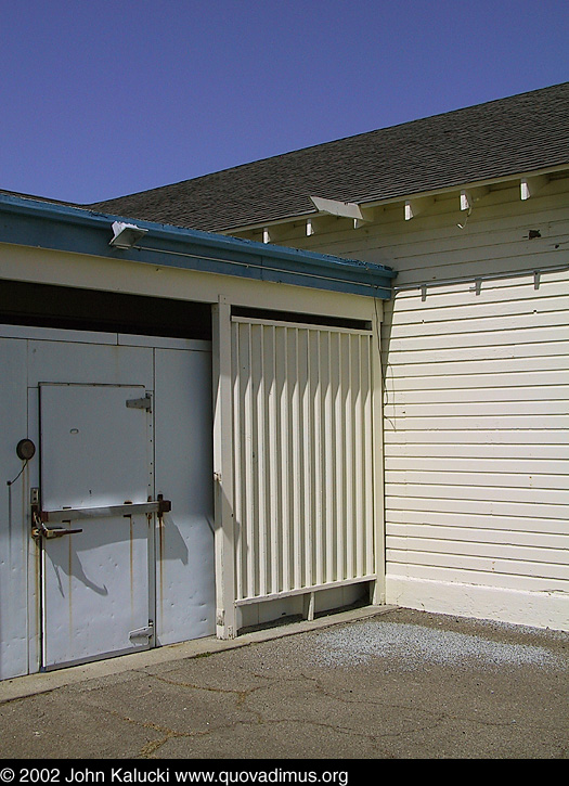 Photographs of some of the military architecture at the Treasure Island Naval Base, San Francisco, California.