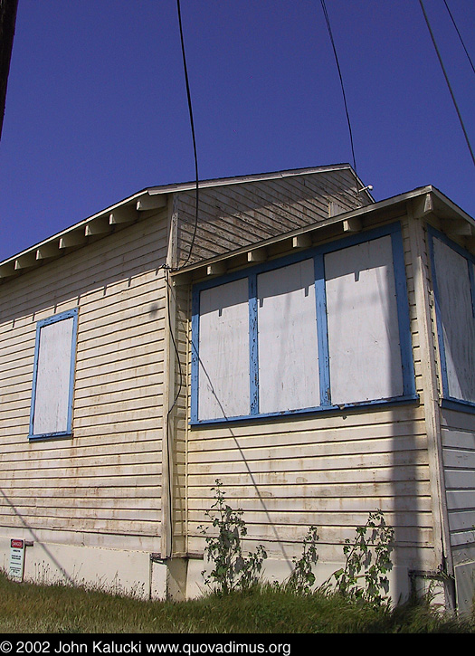 Photographs of some of the military architecture at the Treasure Island Naval Base, San Francisco, California.