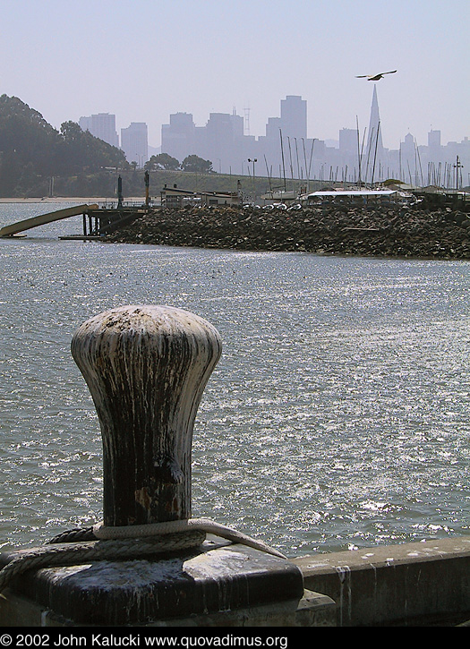 Photographs of some of the military architecture at the Treasure Island Naval Base, San Francisco, California.