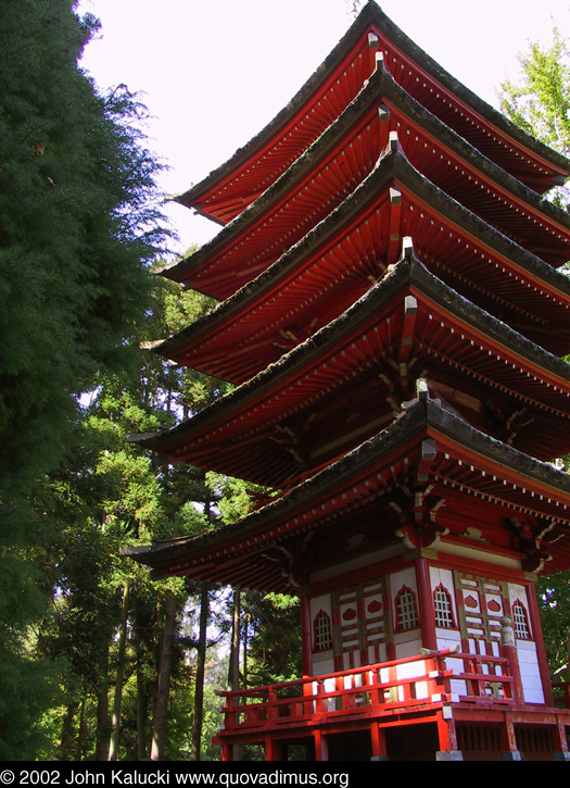 Photographs of the Japanese Tea Garden in Golden Gate Park, San Francisco, California.