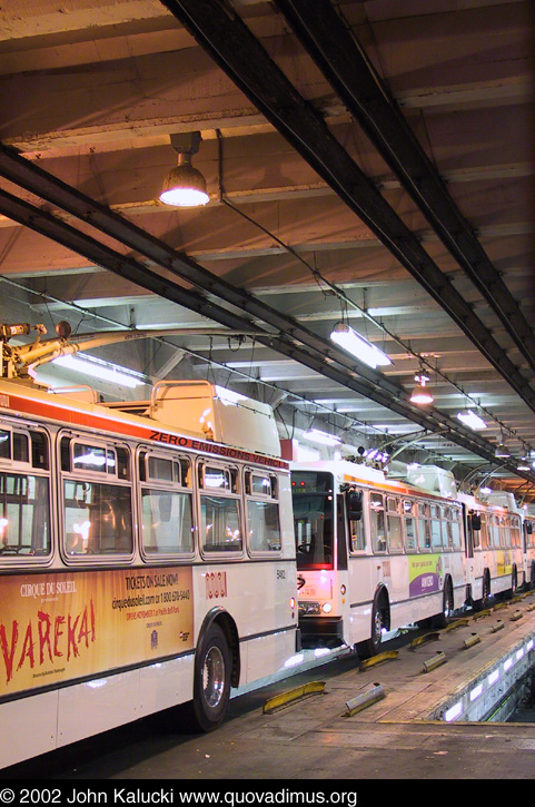 Photographs of MUNI, San Francisco's Municipal Railway.