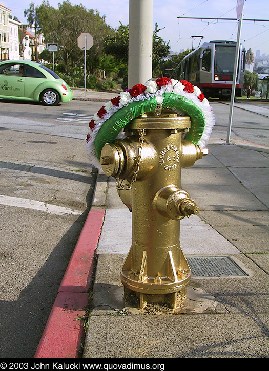 Photographs of Noe Valley Fire Hydrant that saved the Mission.