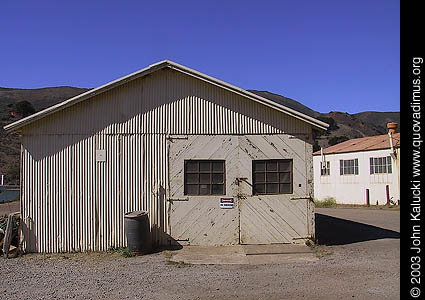 The Horseshoe Cove waterfront at Fort Baker.