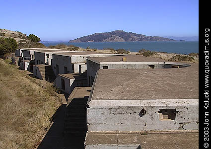 Battery Yates at Fort Baker, overlooking the San Francisco Bay.