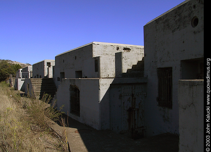 Battery Yates at Fort Baker, overlooking the San Francisco Bay.