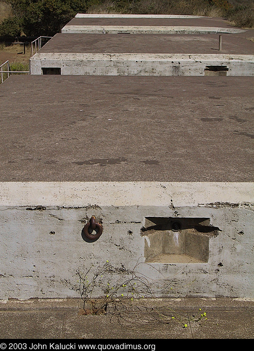 Battery Yates at Fort Baker, overlooking the San Francisco Bay.