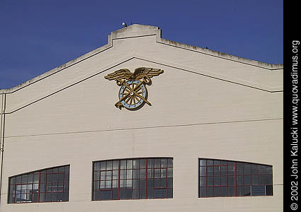 Photographs of the docks and warehouses at Fort Mason, San Francisco.