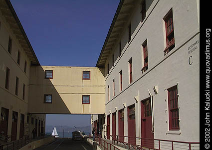 Photographs of the docks and warehouses at Fort Mason, San Francisco.