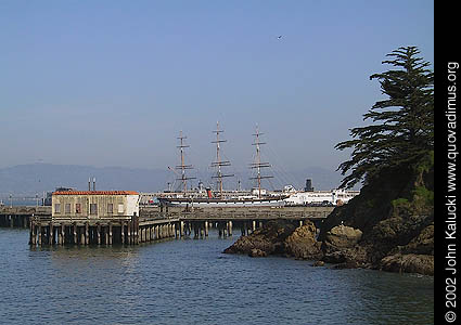 Photographs of the view from Fort Mason, San Francisco.