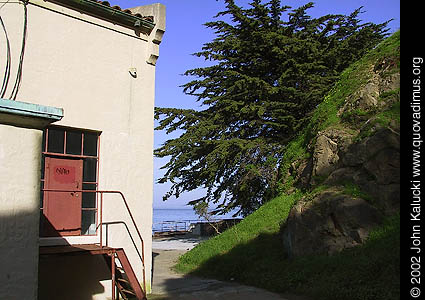 Photographs of the docks and warehouses at Fort Mason, San Francisco.