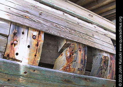 Photographs of the docks and warehouses at Fort Mason, San Francisco.