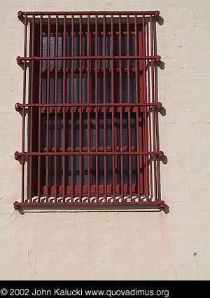 Photographs of the docks and warehouses at Fort Mason, San Francisco.