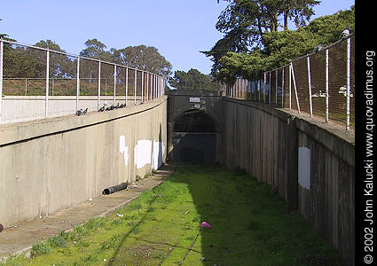 Photographs of the docks and warehouses at Fort Mason, San Francisco.