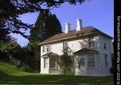 Photographs of housing, barracks, and administration buildings at Fort Mason, San Francisco.