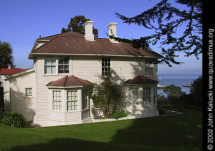 Photographs of housing, barracks, and administration buildings at Fort Mason, San Francisco.