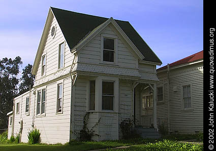 Photographs of housing, barracks, and administration buildings at Fort Mason, San Francisco.