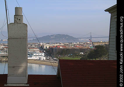 Photographs of the view from Fort Mason, San Francisco.