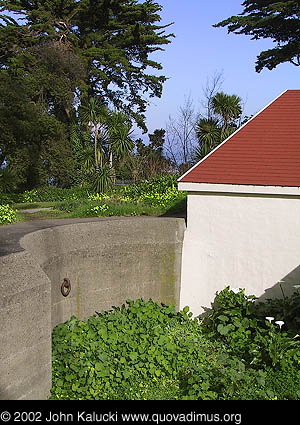 Photographs of the gun batteries in Fort Mason, San Francisco.