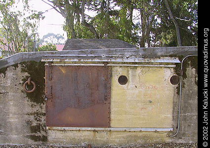 Photographs of the gun batteries in Fort Mason, San Francisco.