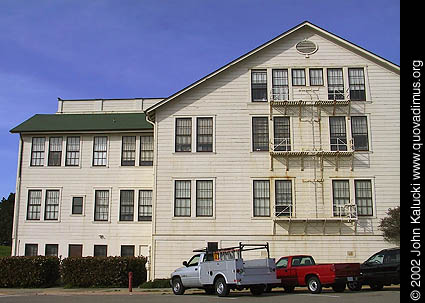 Photographs of housing, barracks, and administration buildings at Fort Mason, San Francisco.